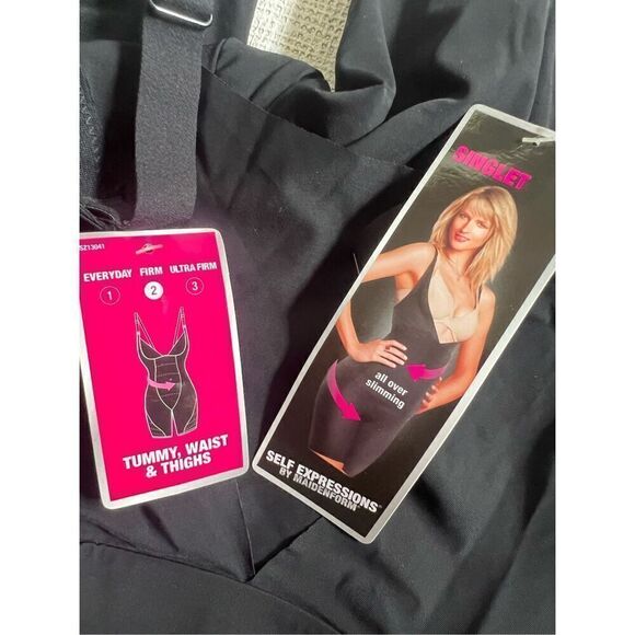 Madeinform black Shapewear Bodysuit size M - Picture 6 of 6